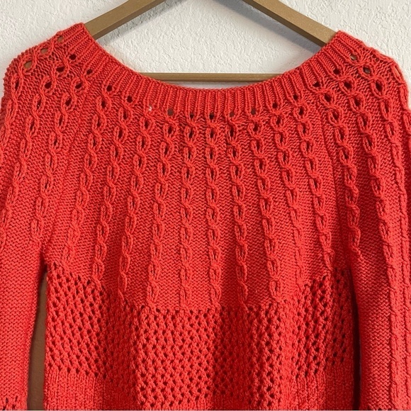 Anthropologie Guinevere Purl Wise Alpaca Wool Blend Balloon Sleeve Sweater Sz SM - Picture 7 of 9